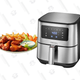 Insignia 5-qt. Digital Air Fryer Stainless Steel | $50 | Best Buy